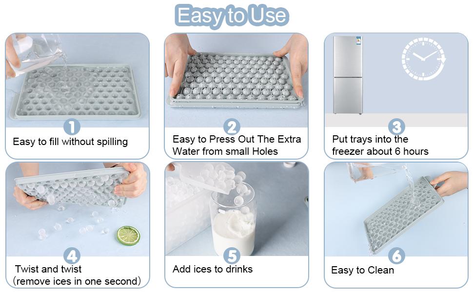 Mini Ice Cube Tray Set