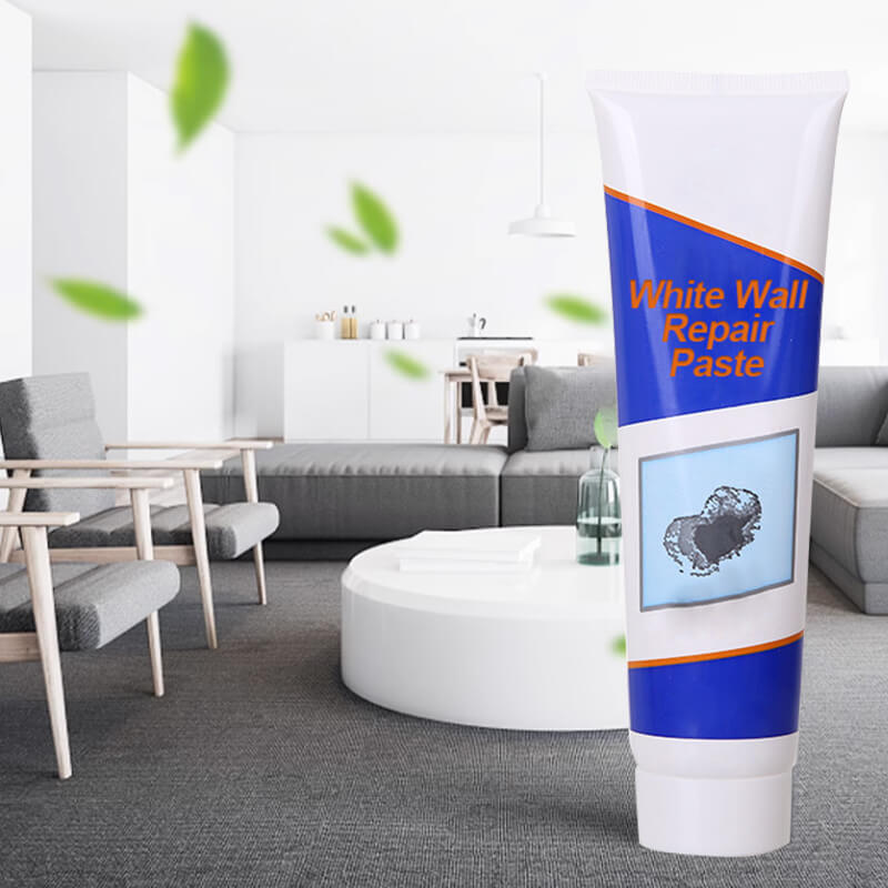 White Wall Repair Paste Mending Agent Kit with Scraper