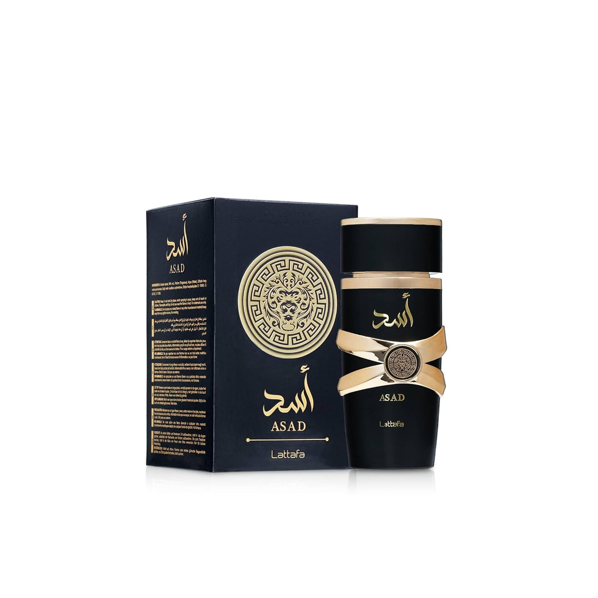 Lattafa Asad Eau de Parfum 100ml | Vanilla, Spicy & Oriental Long-Lasting Unisex Fragrance