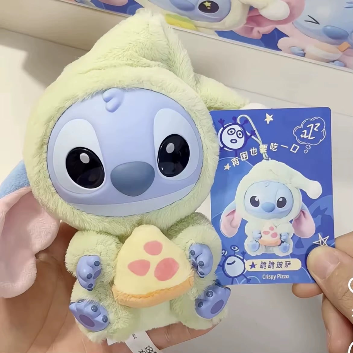New  Stitch Eat Some Thing before Sleep Series Vinyl Blind Box Bag Pendant Cute Plush Doll Mystery Box Toy Birthday Gifts