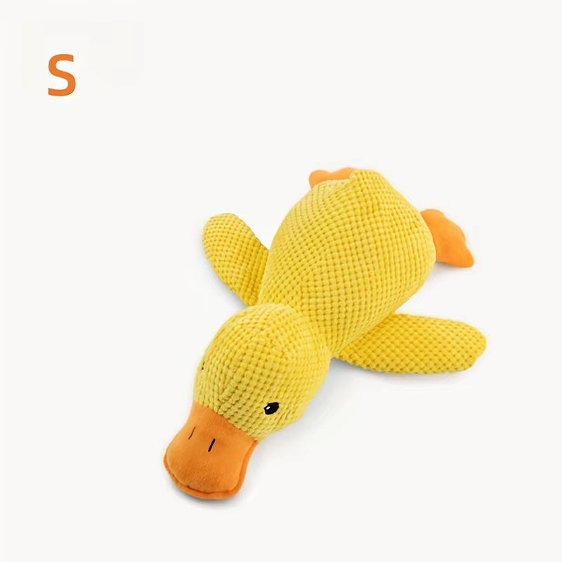 Dog Calming Duck™ – Anxiety Relief Plush Dog Toy with Quacking Sound | 2025 Mellow Ducks Calming Pillow for Indoor Dogs