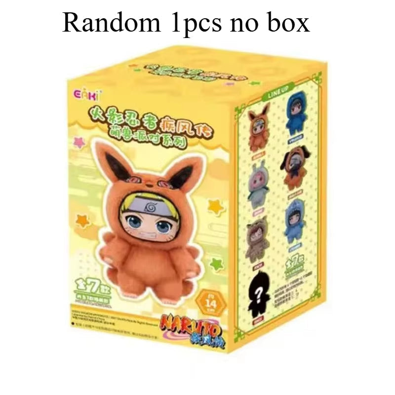 Shippuden Beast Party Series Cute Plush Doll Toy Cartoon Backpack Pendant Anime Peripheral Gift Box Naruto Blind Box Gift