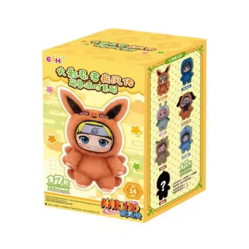 Shippuden Beast Party Series Cute Plush Doll Toy Cartoon Backpack Pendant Anime Peripheral Gift Box Naruto Blind Box Gift