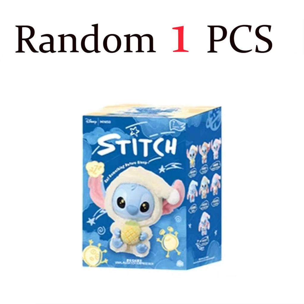 New  Stitch Eat Some Thing before Sleep Series Vinyl Blind Box Bag Pendant Cute Plush Doll Mystery Box Toy Birthday Gifts