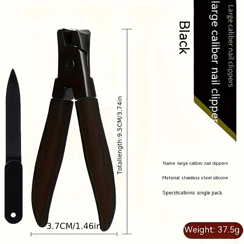 Heavy Duty Toenail Clipper Set, Large Opening For Thick Hard Toenails, Professional Grade, Easy To Grip, Splash Proof, Sharp And Durable Nail Clipper Tool - Classic Style, Without Battery