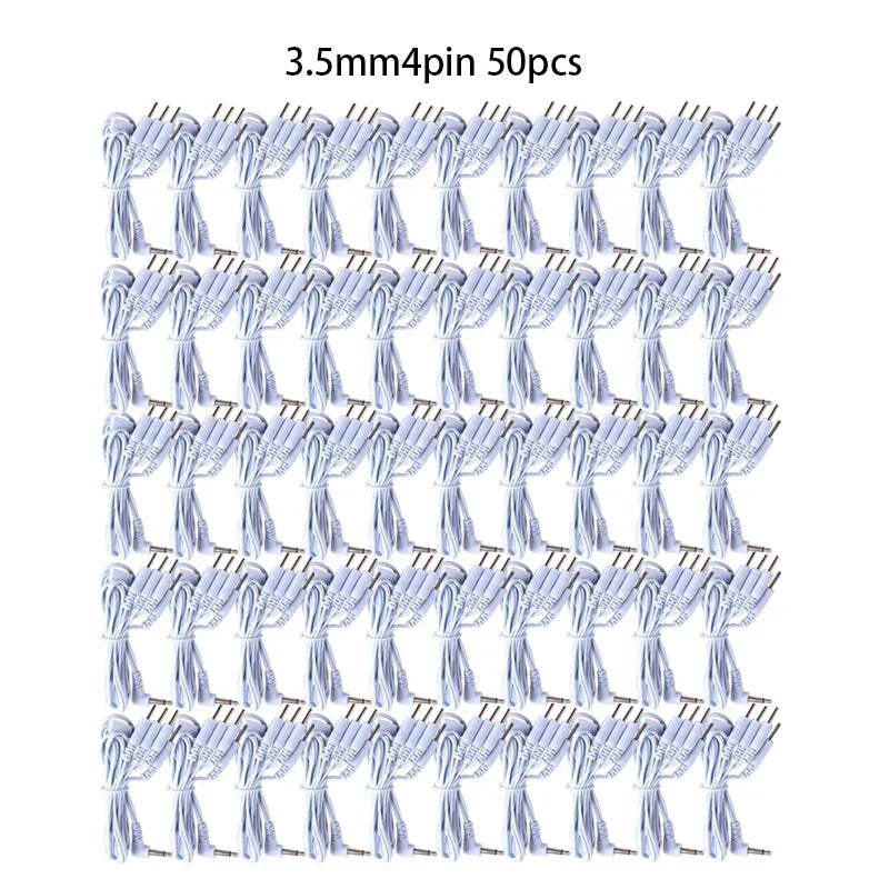 TENS/EMS Electrode Lead Wires – 2/4-Pin Options
