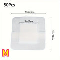 50-Pack Non-Woven Adhesive Dressing Pads – 6×7cm
