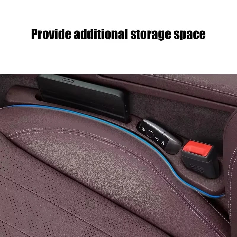 2Pcs Car Seat Gap Plug Strip 2025 Proof Seat Gap Storage Organizer Side Seam Car Gap Filler Leak Interior Decoration Universal