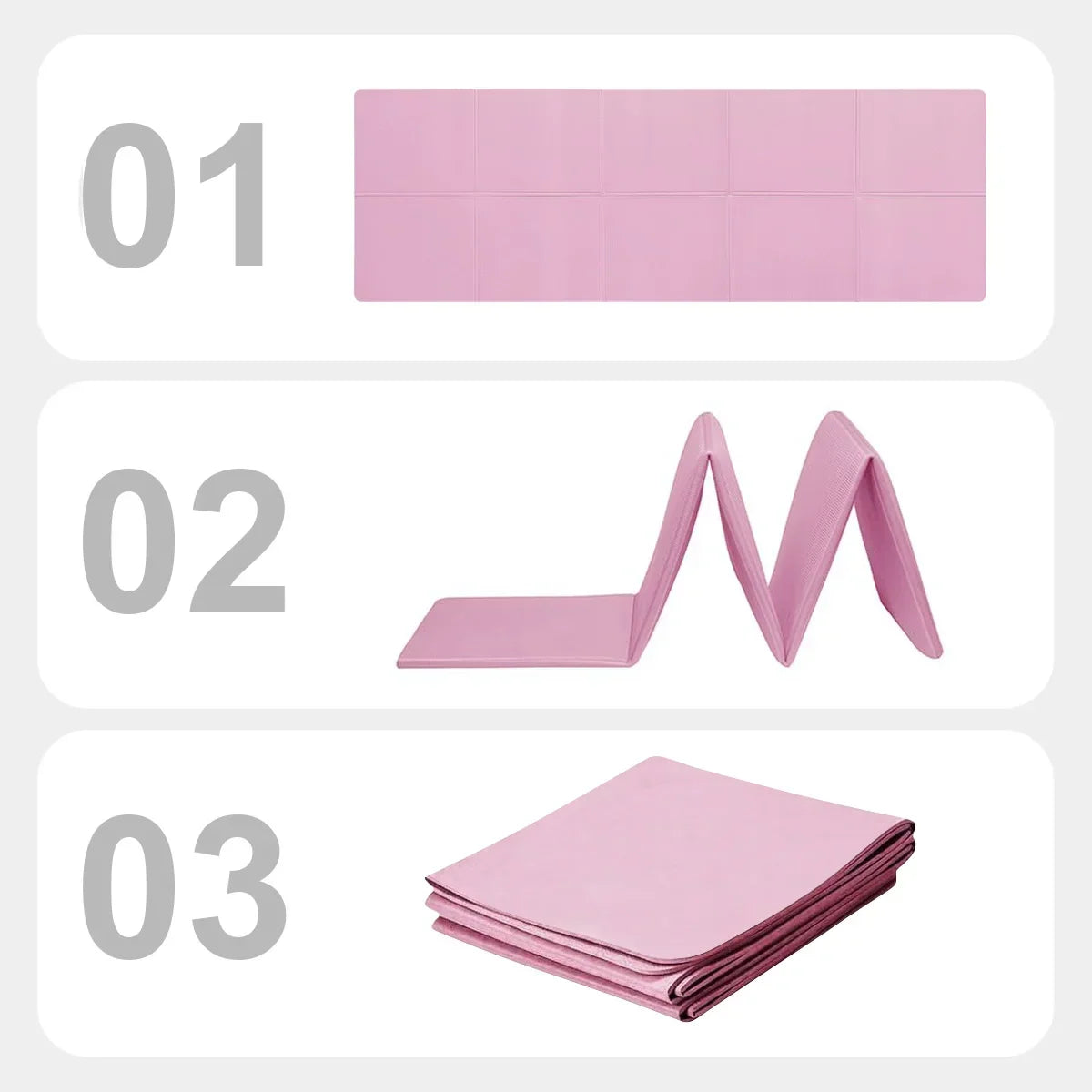 Non-Slip Yoga & Pilates Exercise Mat – 3/4/6mm Thickness