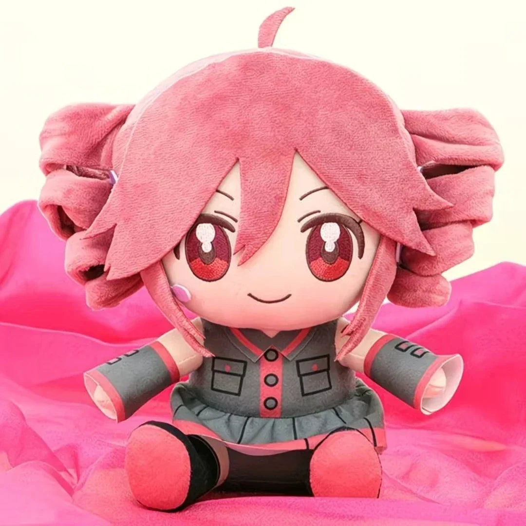 23CM Kasane Teto Plush Toy Soft Doll Stuffed Plushies Figure Anime Cosplay Cartoon Birthday Present Christmas Gift for Fans Girl