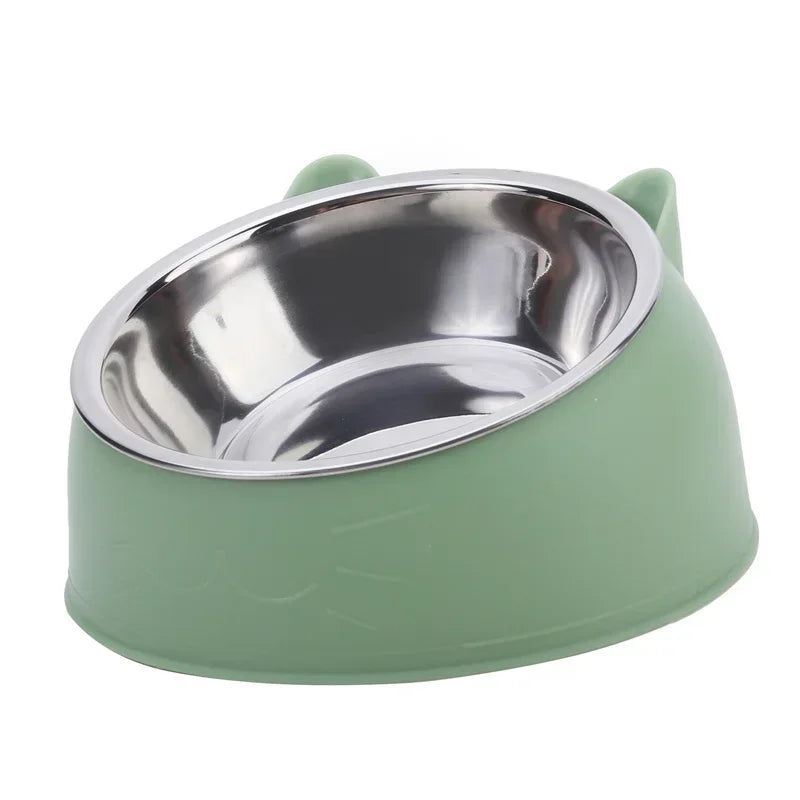 Stainless Steel Food & Water Feeder for Cats & Dogs