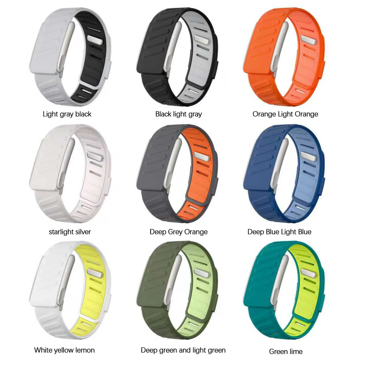 New WHOOP SportFlex Wrist Band Soft-Touch Silicone Waterproof and Sweatproof Adjustable Strap , 5.0 Compatible