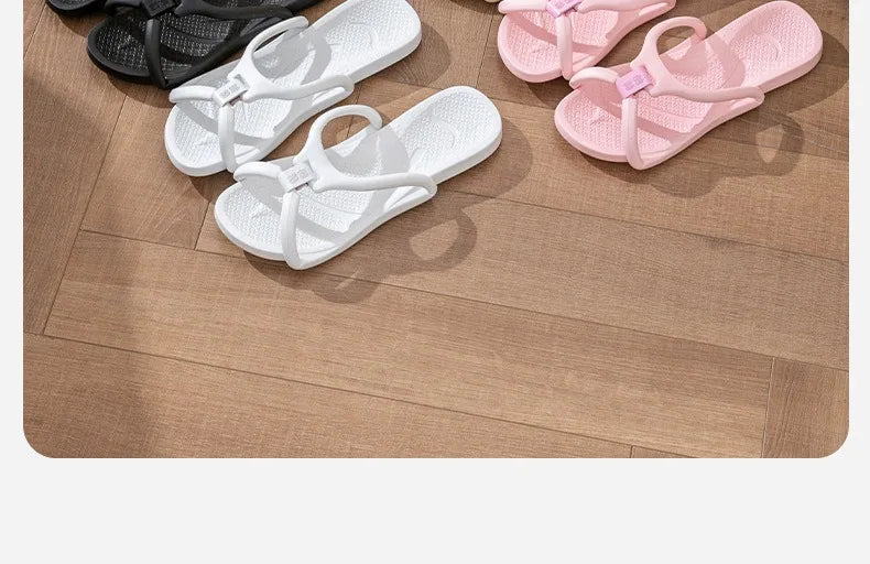 Unisex Foldable Non-Slip EVA Travel Slippers