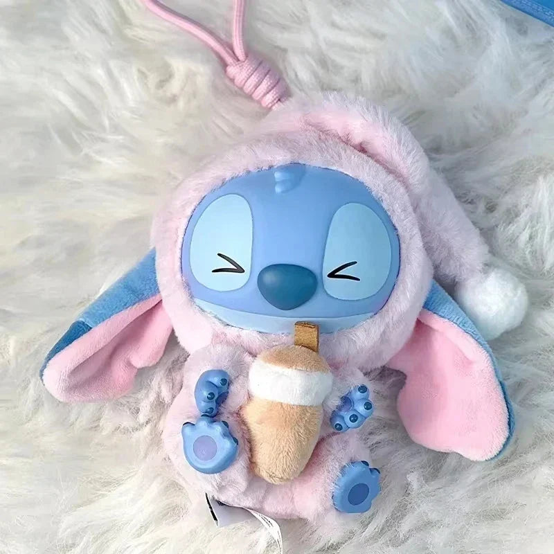 nuevo Stitch Plush Doll Blind Box Eat Before Sleep Series Vinyl Hanging Bag Cute Mystery Toy