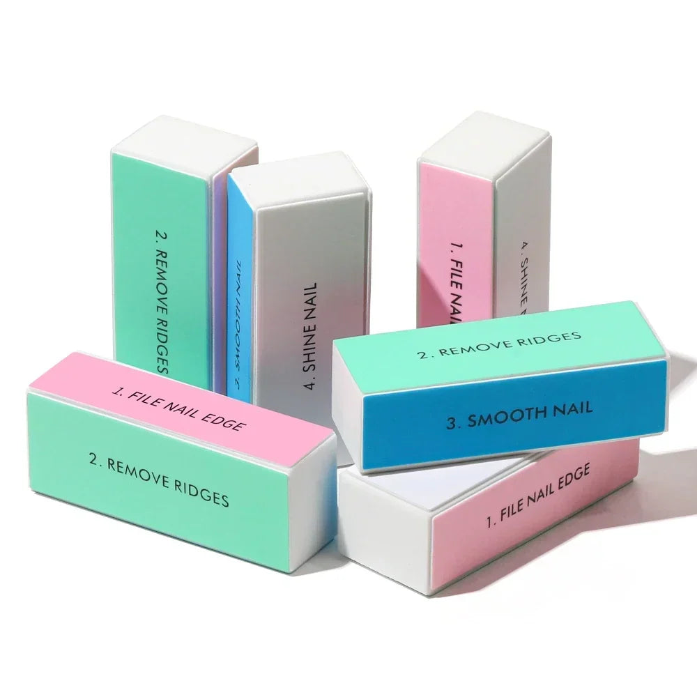 4-Sided Nail Buffing Block for Manicure & Pedicure