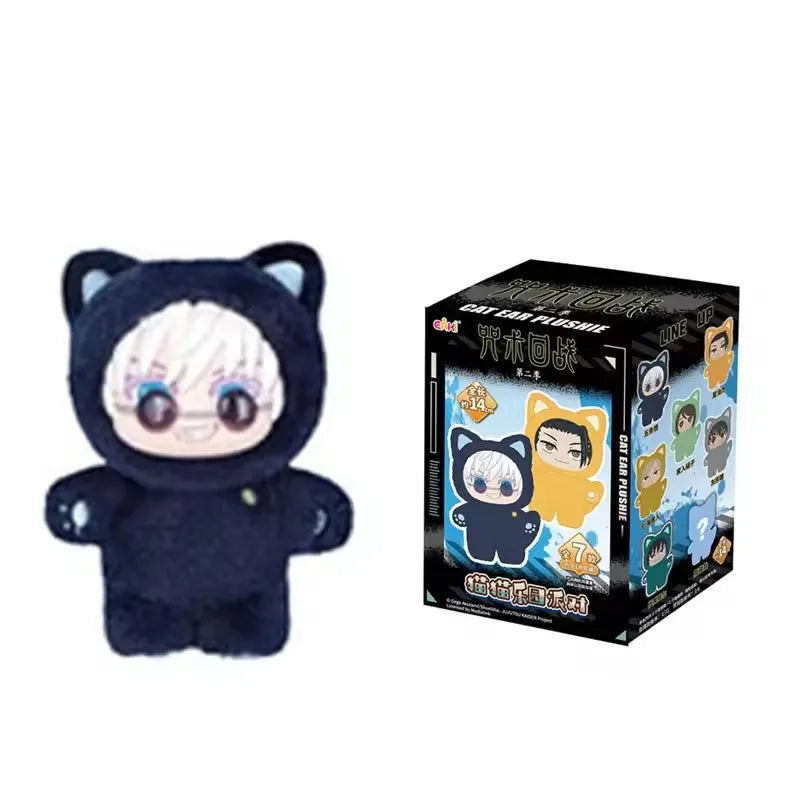 2026New EAKI Jujutsu Kaisen Season 2 Cat Park Party Gojo Satoru Blind Box Doll Pendant Bag Model Series Toys
