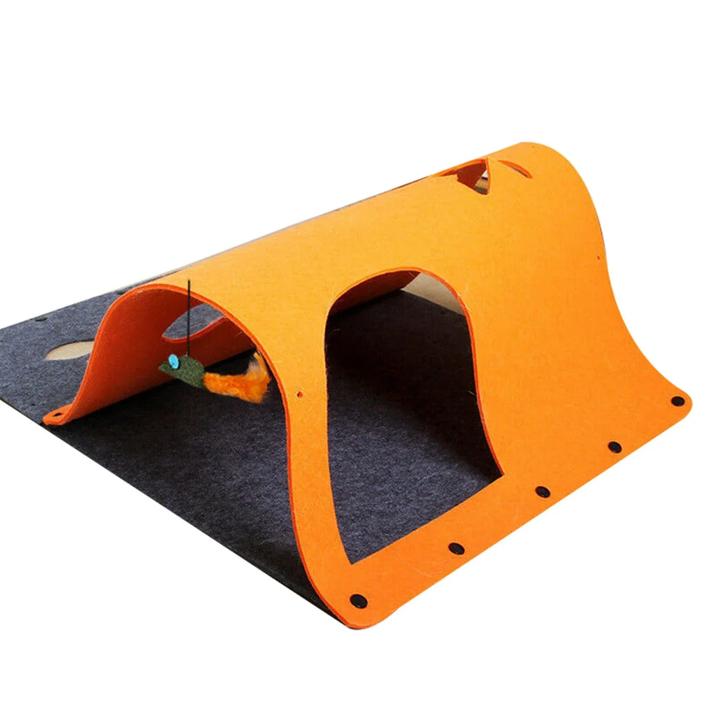 Felt Maze Cat Tunnel & Bed