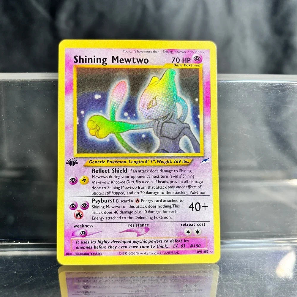 Holographic Game Trading Collection PTCG Proxy Cards Charizard Pikachu Mew EX Singl PKM Foil Cards Gengar VMAX Skyridge (SK)