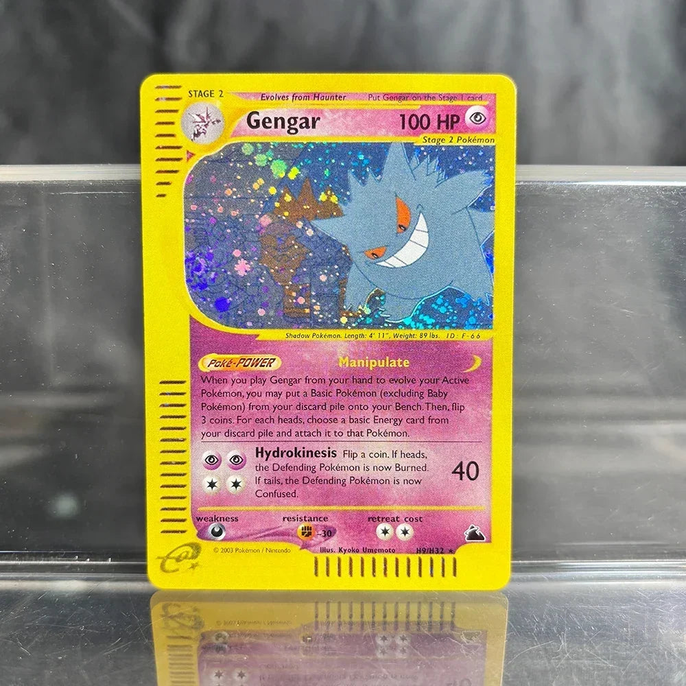 Holographic Game Trading Collection PTCG Proxy Cards Charizard Pikachu Mew EX Singl PKM Foil Cards Gengar VMAX Skyridge (SK)