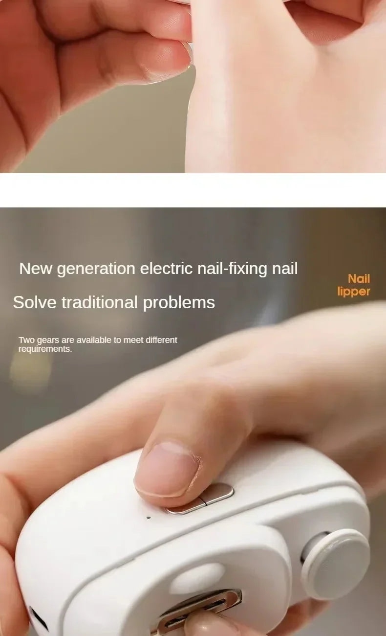 2-in-1 Automatic Electric Nail Clipper & Grinder