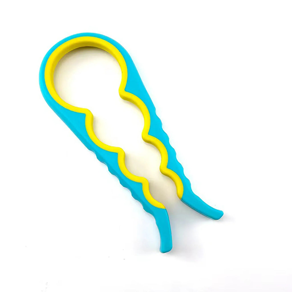 1pc Multifunctional 4-in-1 Jar Opener, Jar Gripper, Lid Opener, Can Opener, Bottle Opener
