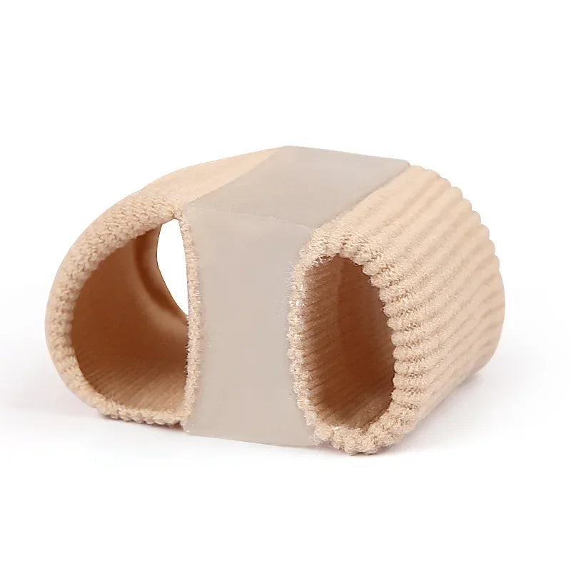 Gel Bunion Toe Separators W/Fabric Lining for Big Toe, Silicone Toe Spacers Bunion Correctors for Overlapping Toe Protector
