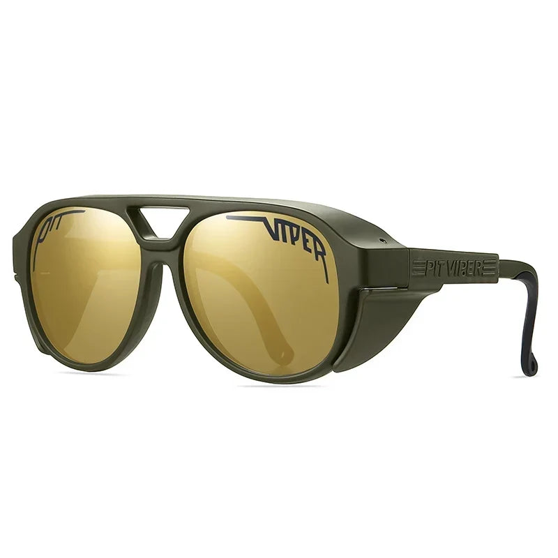 PIT VIPER Men Cycling Glasses MTB Bicycle Eyewear UV400 Road Bike Goggles Windproof Sport Women Sunglasses