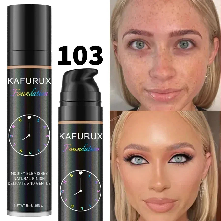 8 colors Liquid Foundation Effective Concealer Waterproof Sweat-resistant Face Korean Makeup Porfession Face Base Cosmetics Gift
