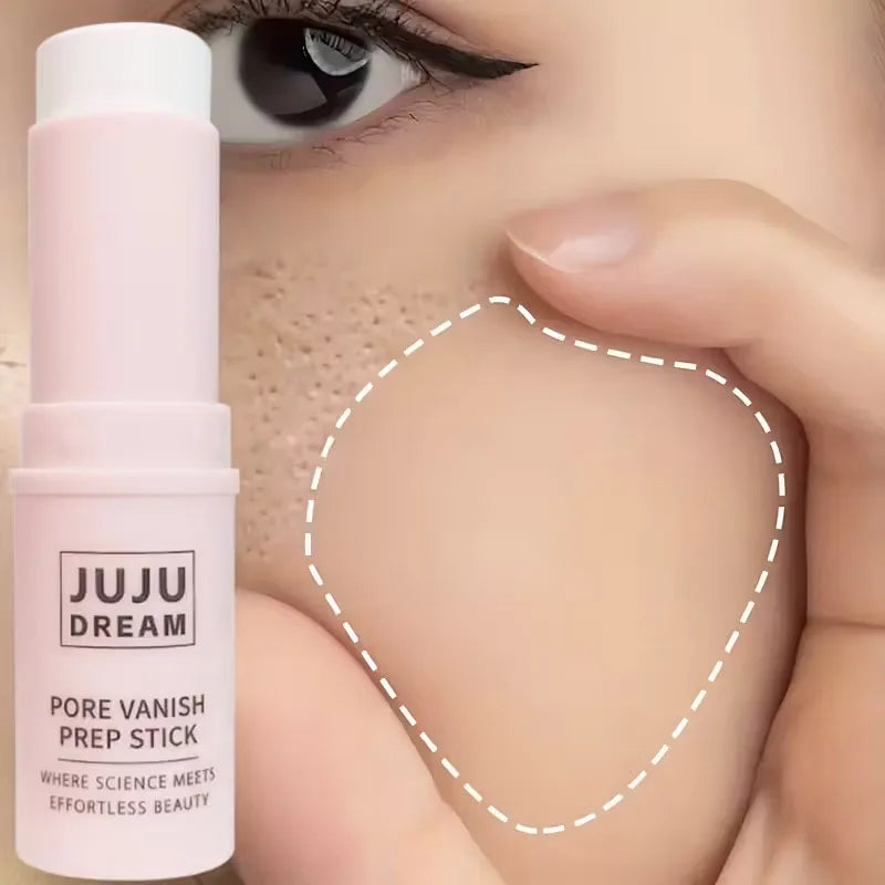 Face Primer Stick,Invisible Pore Base Stick Makeup Concealer Isolation Makeup Front Pore Base Modifying Skin Color Primer Makeup