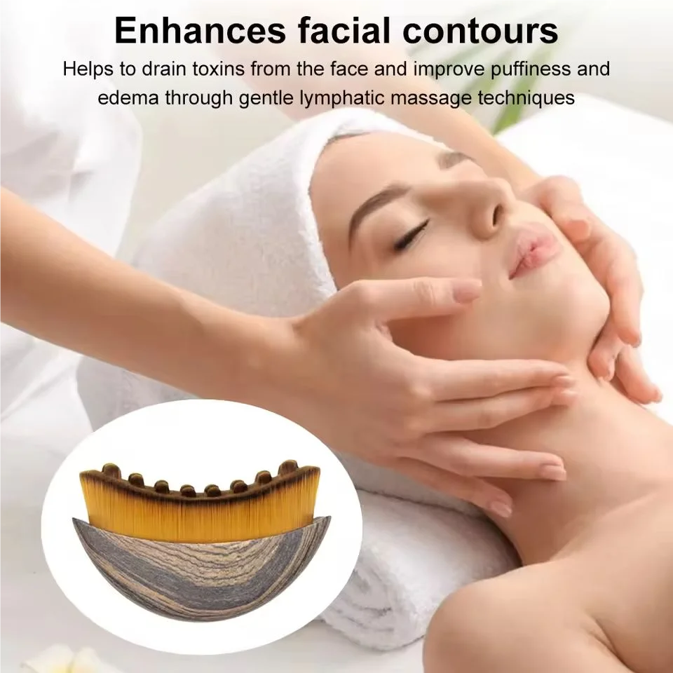 Lymphatic Contour Face Brush,Chin &Jawline Sculpting,Drainage Massager for Face,Ergonomically Designed to Fit The Skin Precisely