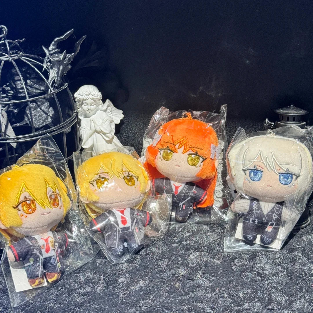 10cm Anime Limbus Company Cotton Plush Doll Ishmael Dante Faust Don Quixote Palm Christmas Gifts Desktop Decoration Trendy Toys