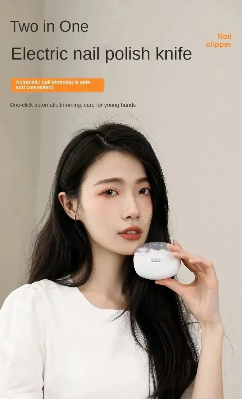 2-in-1 Automatic Electric Nail Clipper & Grinder