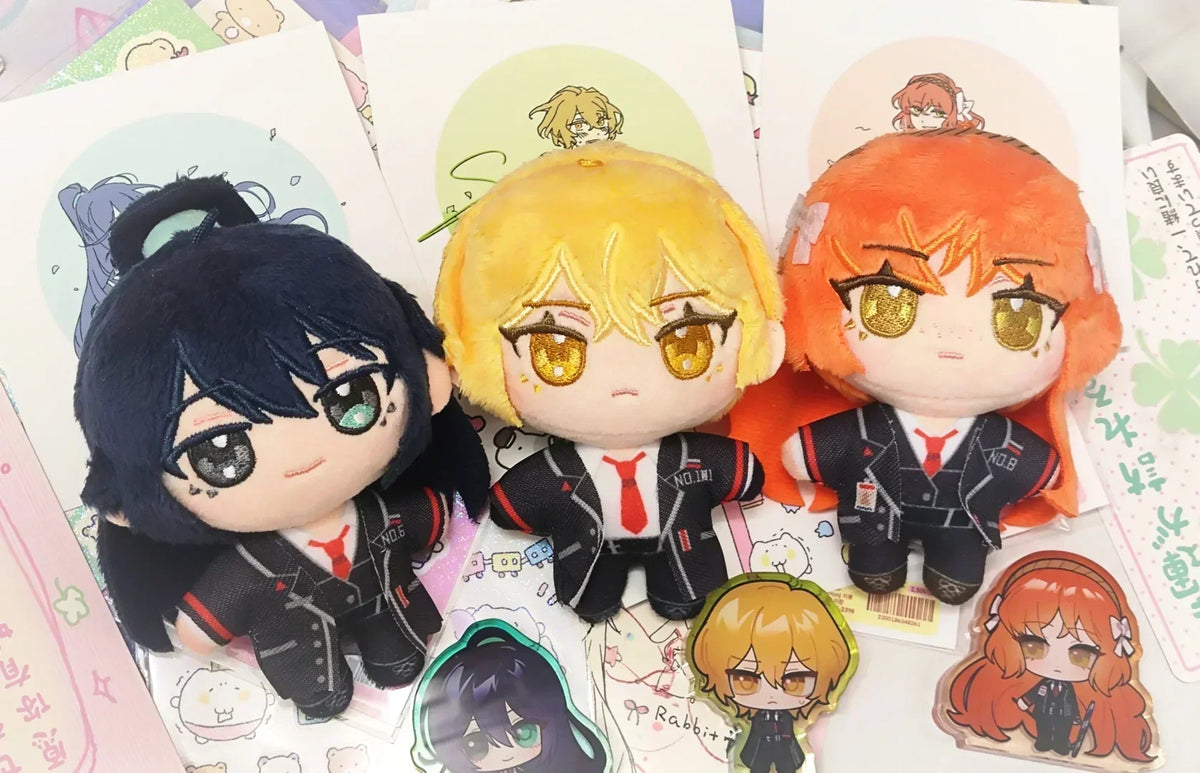 10cm Anime Limbus Company Cotton Plush Doll Ishmael Dante Faust Don Quixote Palm Christmas Gifts Desktop Decoration Trendy Toys