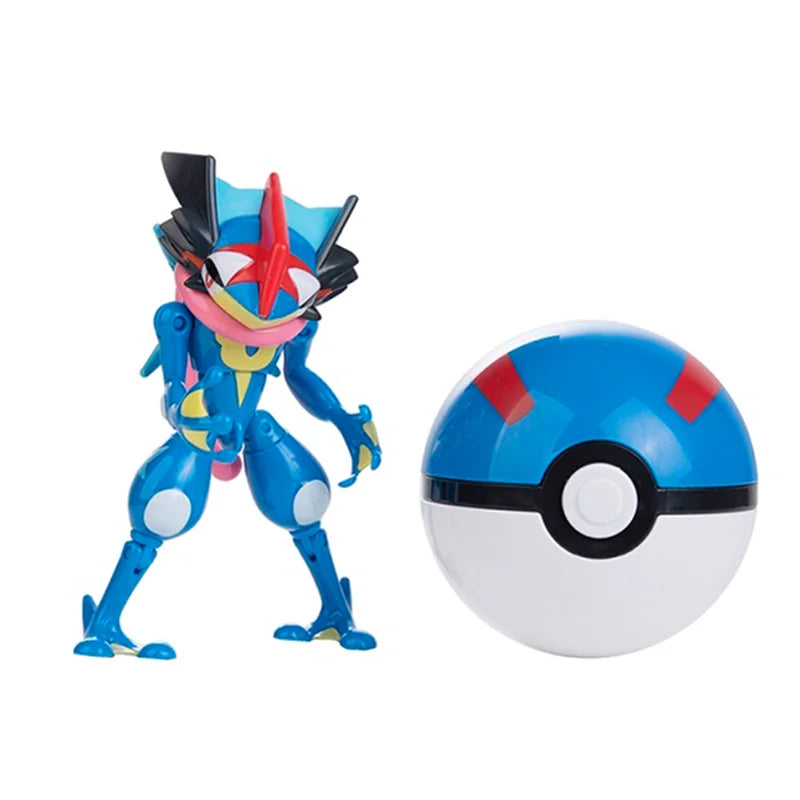 About Pokemon Anime Figure Charizard Pikachu Gyarados Pocket Monster Figure Pokeball Action Deformation Toy Model Children Gift