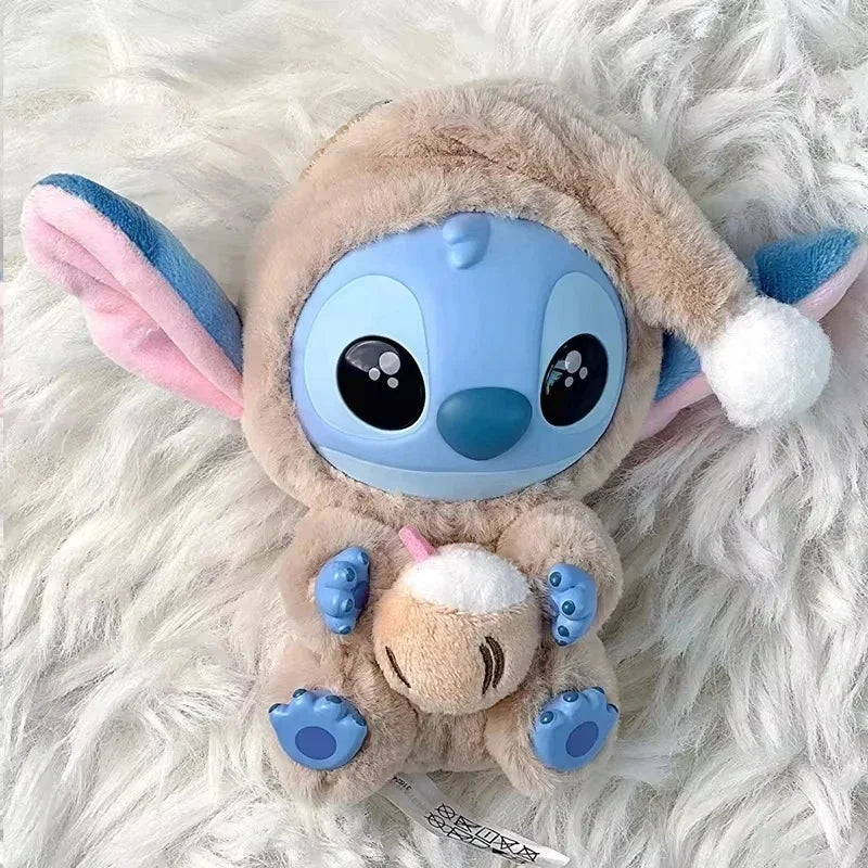 nuevo Stitch Plush Doll Blind Box Eat Before Sleep Series Vinyl Hanging Bag Cute Mystery Toy