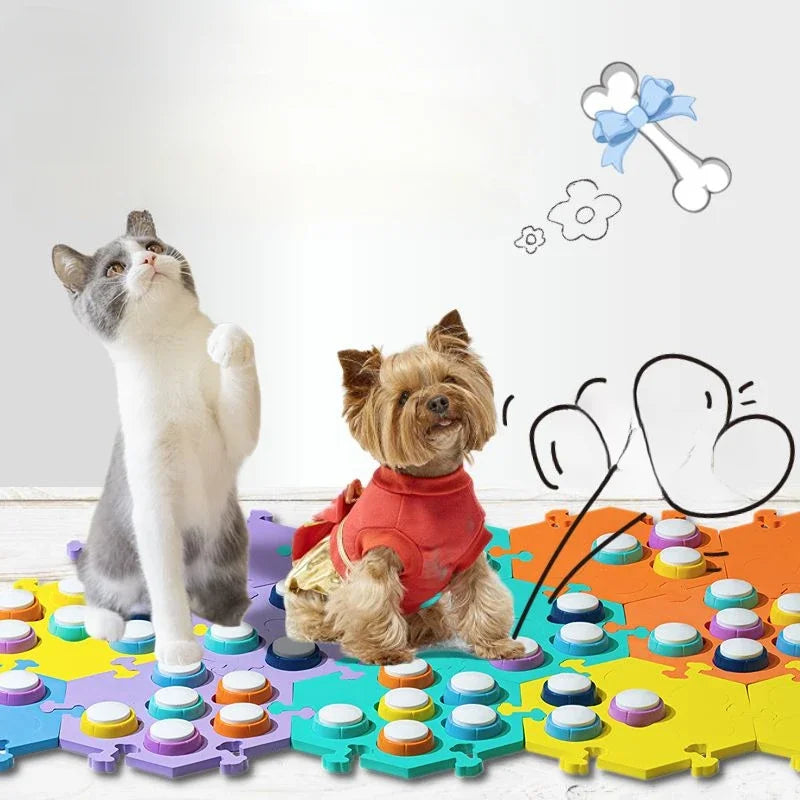 Recordable Pet Communication Buttons for Dog Training
