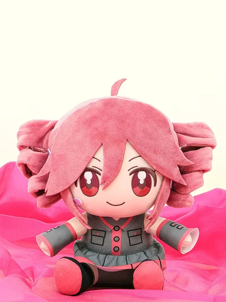 23CM Kasane Teto Plush Toy Soft Doll Stuffed Plushies Figure Anime Cosplay Cartoon Birthday Present Christmas Gift for Fans Girl