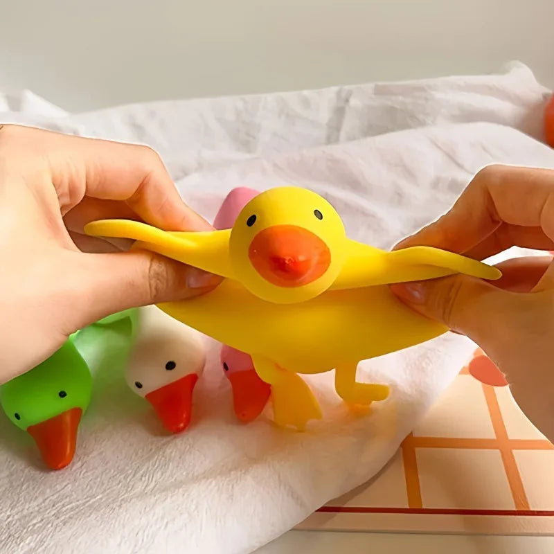 Squishy Antistress Duck Fidgets Toys Cute Goose Animals Vent Toys for Kids Adults Decompression Stretch Toys for Kids Best Gift