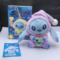 HOT Stitch Eat Something Before Sleep Series Blind Box Plush Vinyl Toys Cute Doll Labu V3 Mystery Box Bag Pendant Decor Gift