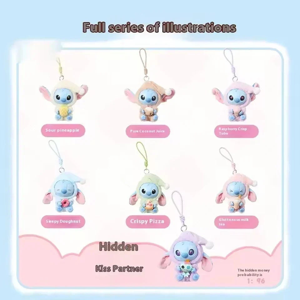 New Stitch Blind Box Bag Eat Some Thing Before Sleep Series Vinyl Pendant Cute Doll Mystery Box Fluffy Doll Surprise Gift Sale