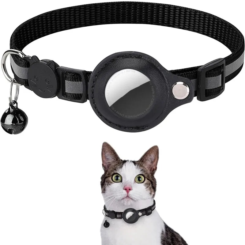 Reflective AirTag Case - Protective Collar for Dogs & Cats