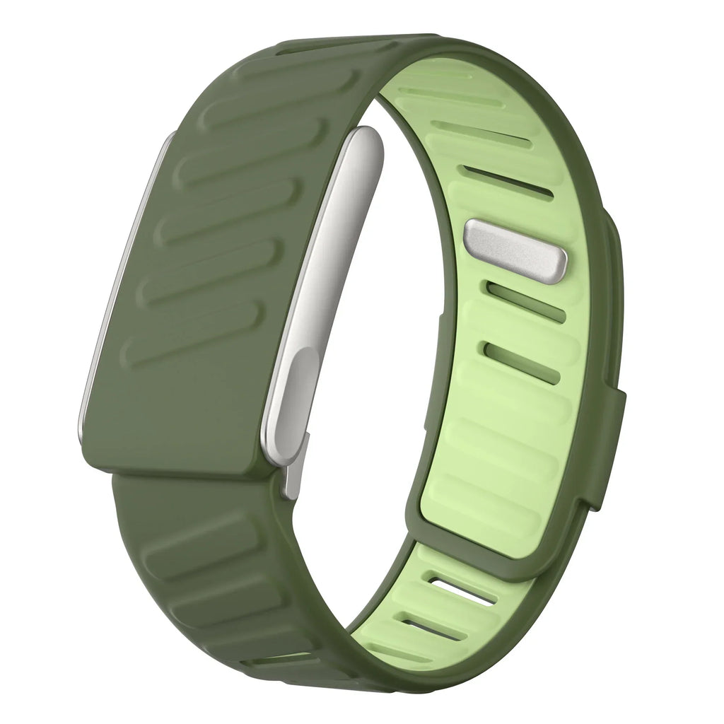 New WHOOP SportFlex Wrist Band Soft-Touch Silicone Waterproof and Sweatproof Adjustable Strap , 5.0 Compatible