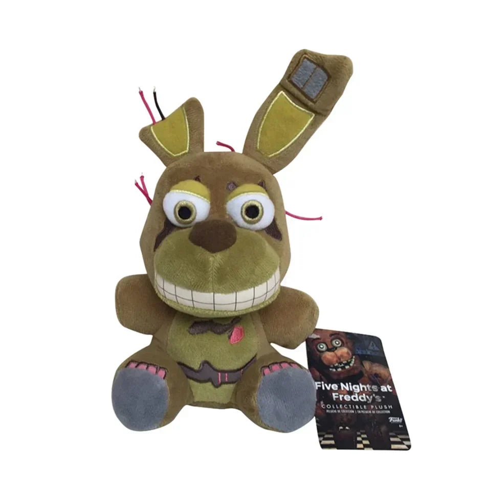 FNAF Five Nights at Freddy's Freddy Fazbear Bonnie Foxy Sundrop Moondrop 18cm Soft Plush Doll Collectible Toy Gifts for Kids