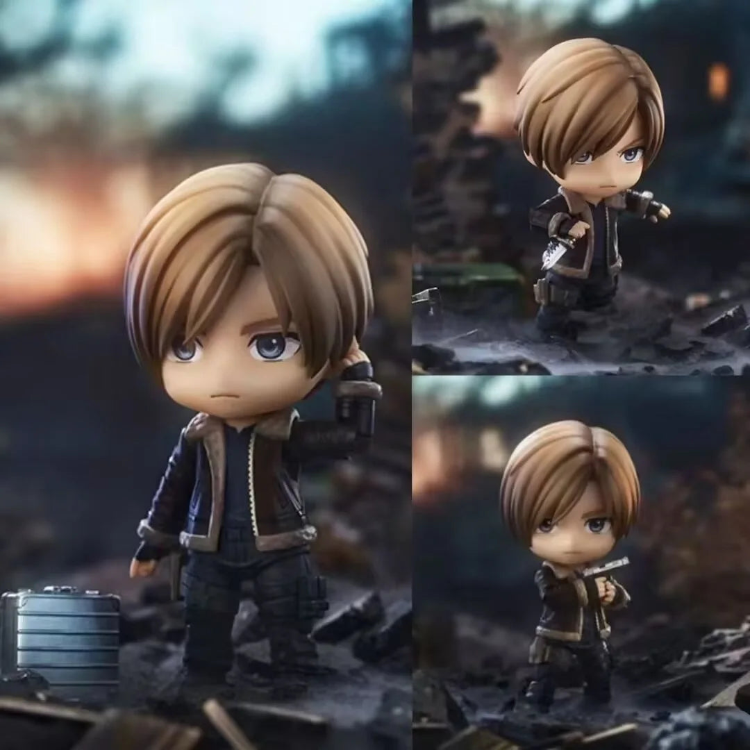 2026 New 10cm Resident Evil Anime Figure #2337 Biohazard Leon S.Kennedy Action Figures Pvc Adult Collection Model Doll Toys Gift