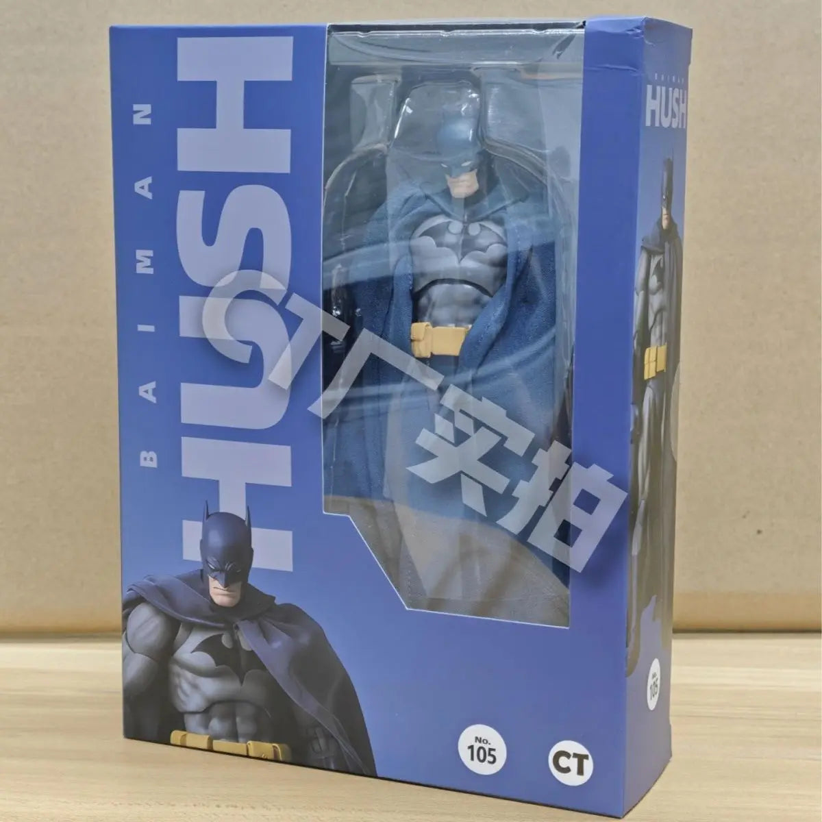 HOT in Stock CT Toys Batman Hush Blue Version Mafex 105 Black Version Dc Bat Man Anime Action Figure Figurine Model Statue Gift