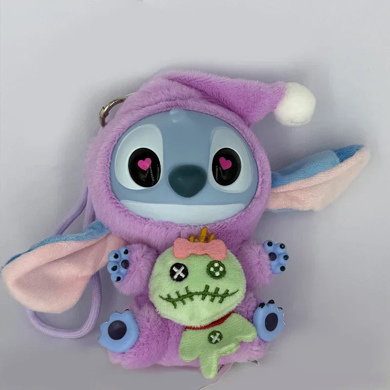 nuevo Stitch Plush Doll Blind Box Eat Before Sleep Series Vinyl Hanging Bag Cute Mystery Toy