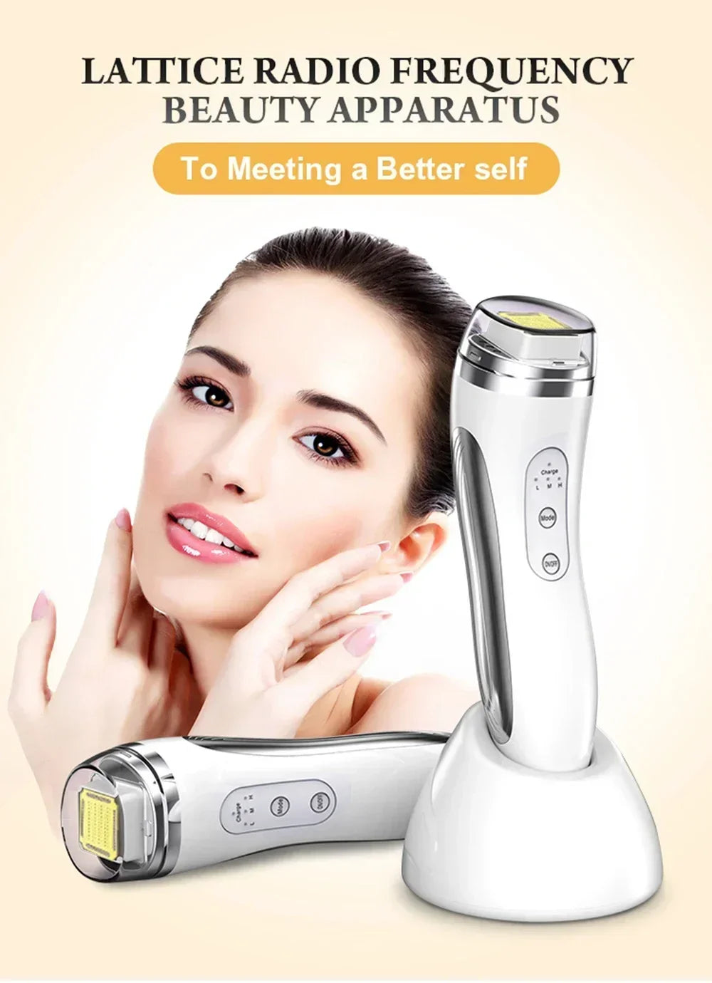 Electric Facial Skincare Device – Machine & Replacement Heads