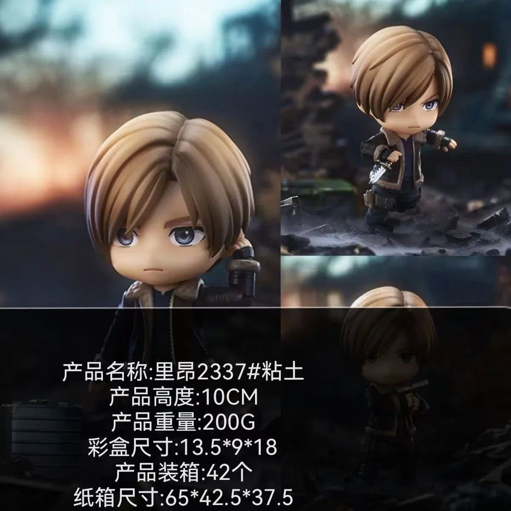 2026 New 10cm Resident Evil Anime Figure #2337 Biohazard Leon S.Kennedy Action Figures Pvc Adult Collection Model Doll Toys Gift