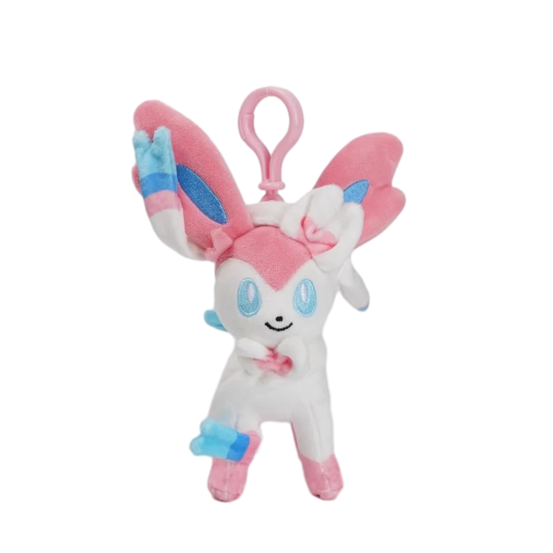 Pokemon Jigglypuff Plusle Minun Clefairy Togepi Mimikyu Kawaii Plush Stuffed Toy Keychain Backpack Pendant Keyring Birthday Gift