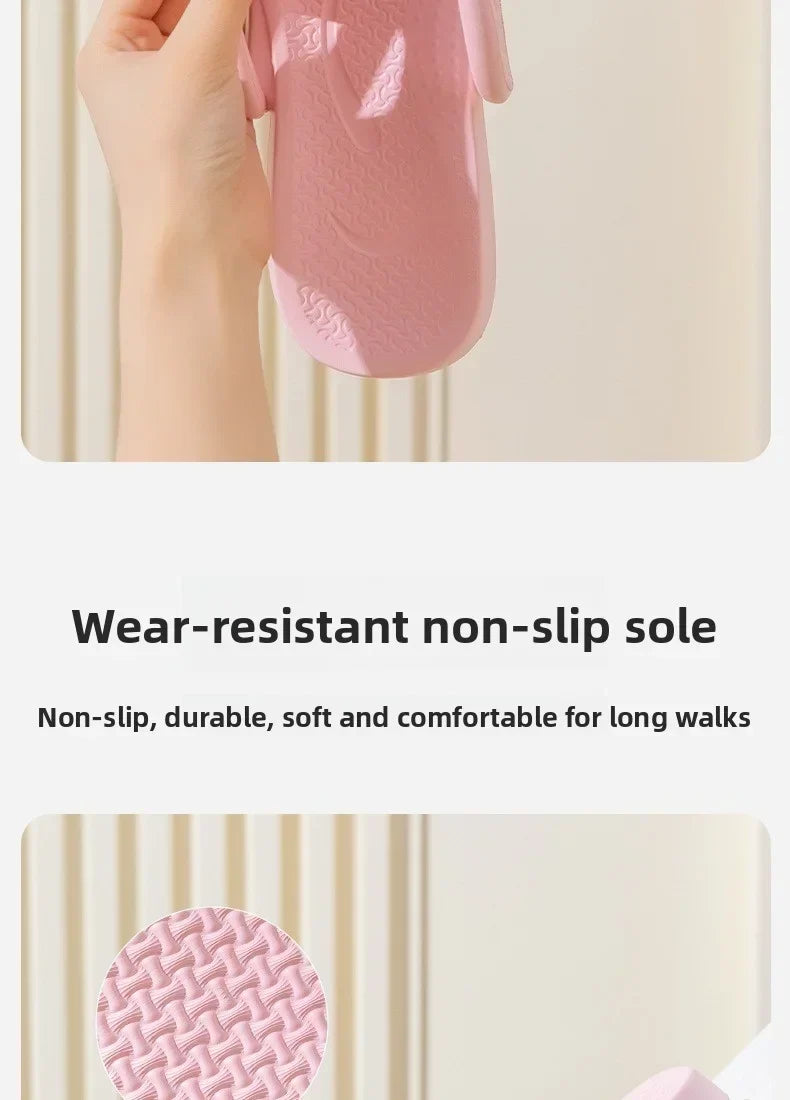Unisex Foldable Non-Slip EVA Travel Slippers